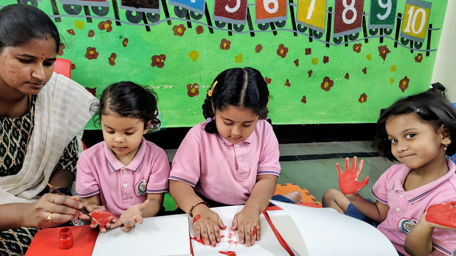 Creative play sessions at Tag Play School Hyderabad