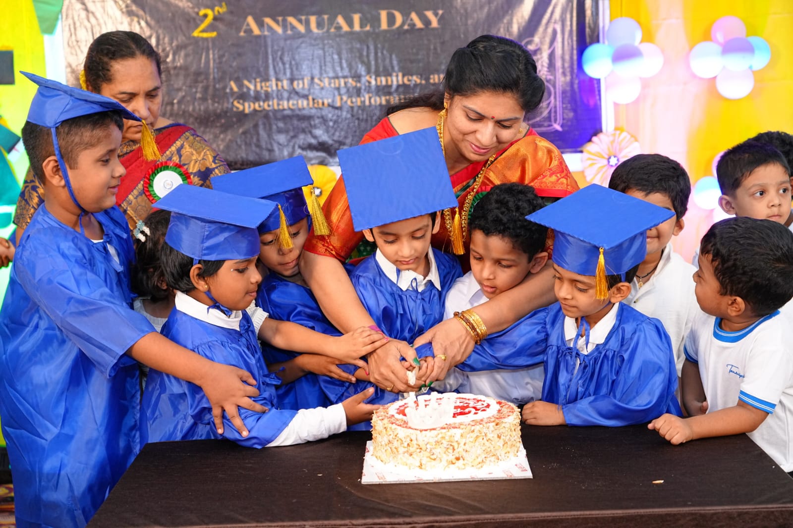 Preschool graduation ceremony at Tag Play School Masab Tank