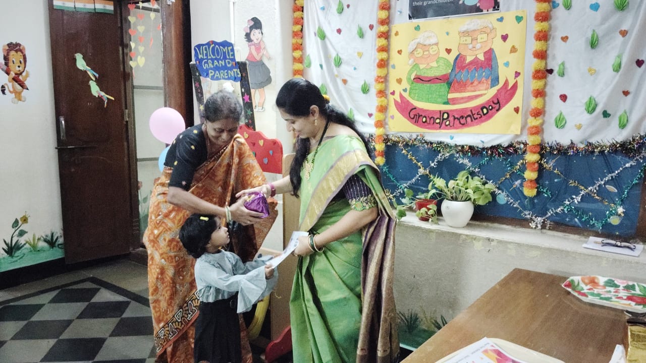 Grandparents Day celebration at Tag Play School Hyderabad
